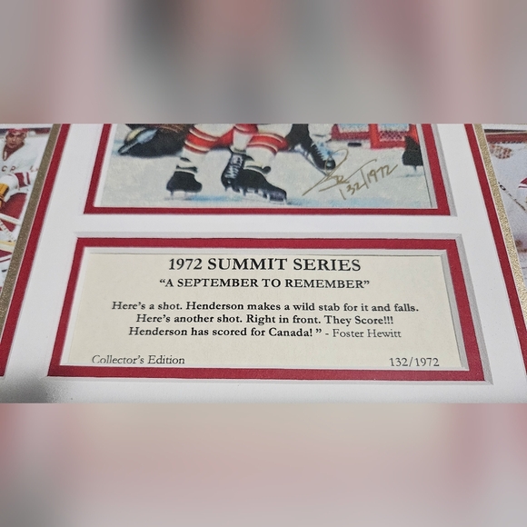 Limited Edition 1972 Summit Series (Canada vs Soviet Union) - Paul Henderson - Picture 2 of 10